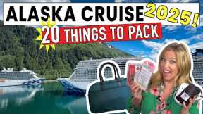 ALASKA CRUISE PACKING LIST 2025🌲What to pack for an Alaska Cruise 🌲