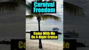 Carnival Freedom Cruise Review #cruise #carnivalcruise #cruiseship