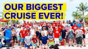 We Took 130 PEOPLE ON A CRUISE!!!