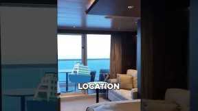 Front or Back? Picking the Right Cruise Cabin! #shorts